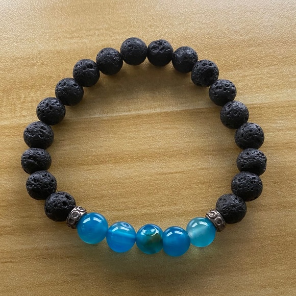 Pura Vida Lava Rocks Beaded Bracelet - Picture 1 of 1